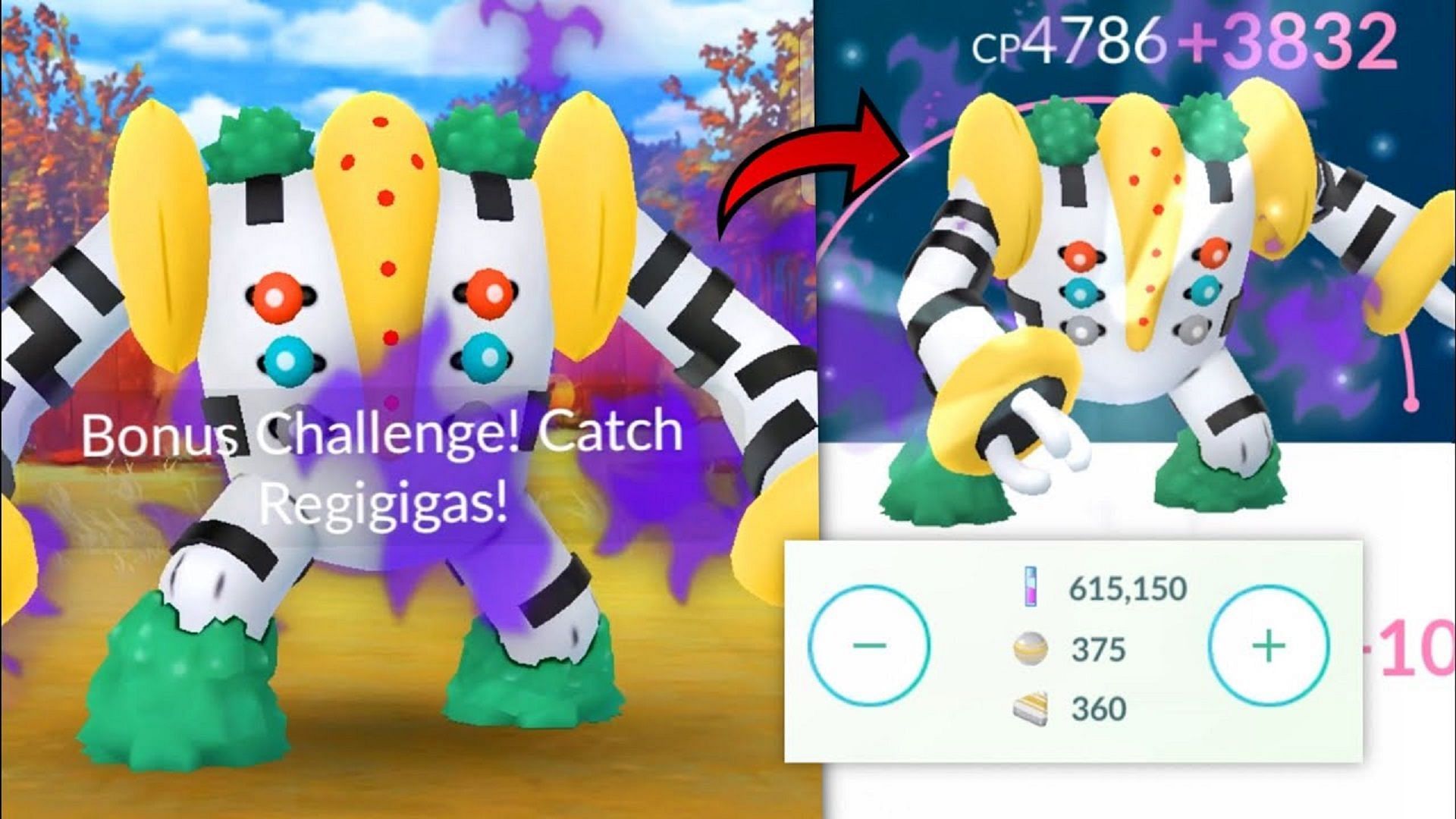 Shadow Regigigas has joined Giovanni's team in this Pokemon GO event (Image via Pokemon Master/YouTube)